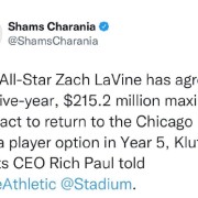  公牛拉文续约五年顶薪合同达成  